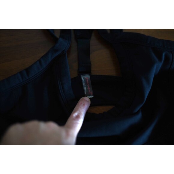 Free People BLACK Make a Move Bra Large and Hot Pink Happiness runs crop top m/l - Picture 12 of 15